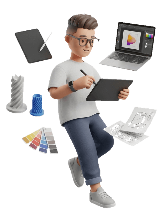 designers card illustration